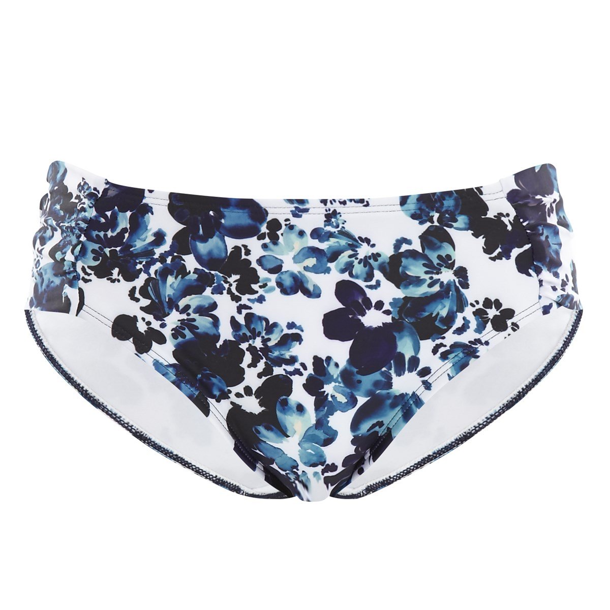 Cueca de Banho Clássica com Pregas na Anca Florentine Floral Print