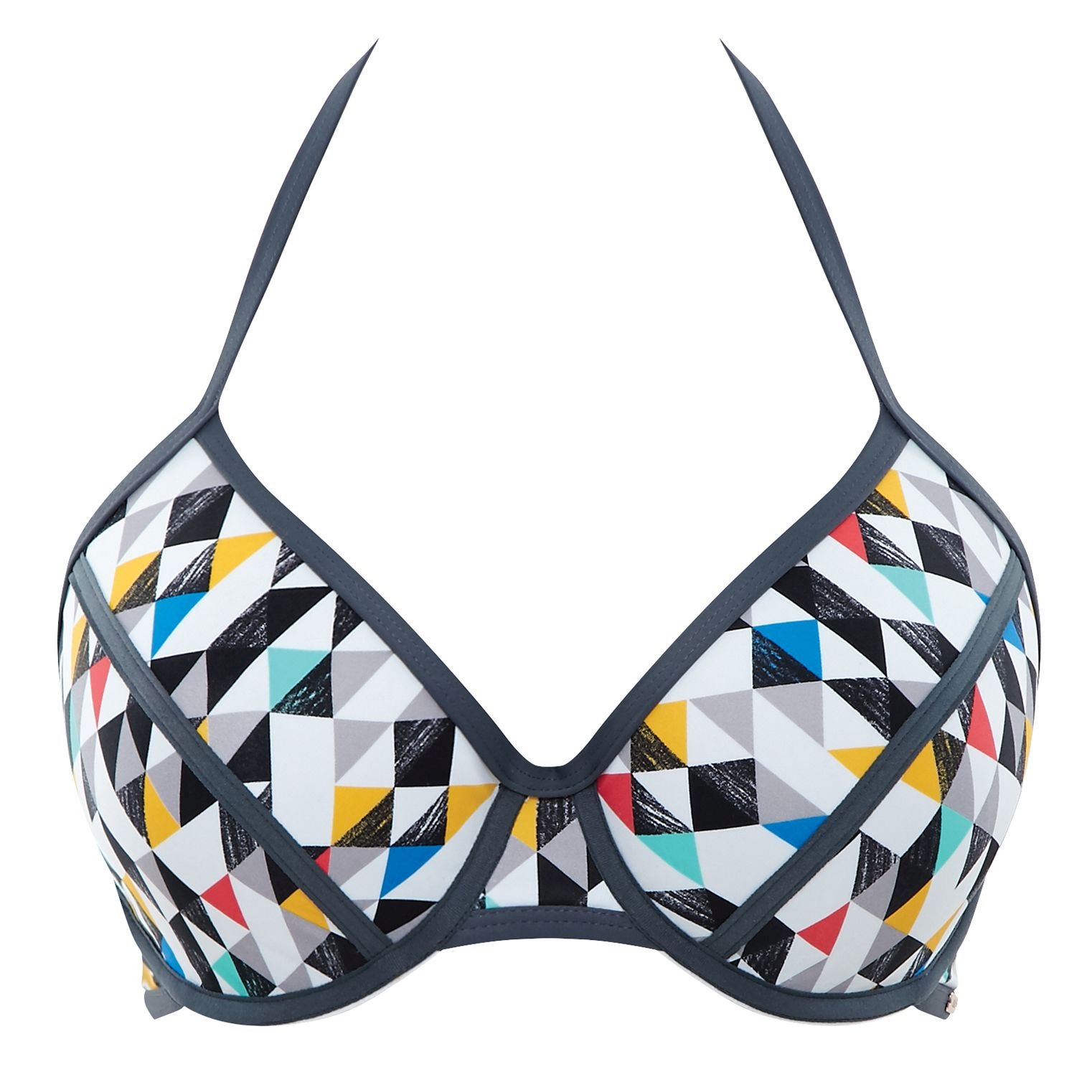 Jolee Harlequin Triangle Bikini Top