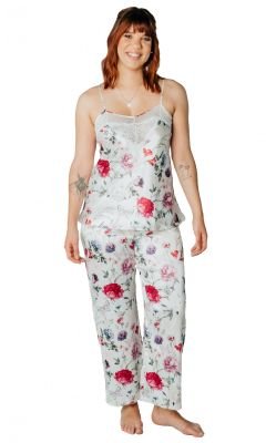 Caroline Floral Print Pants Pyjama Set
