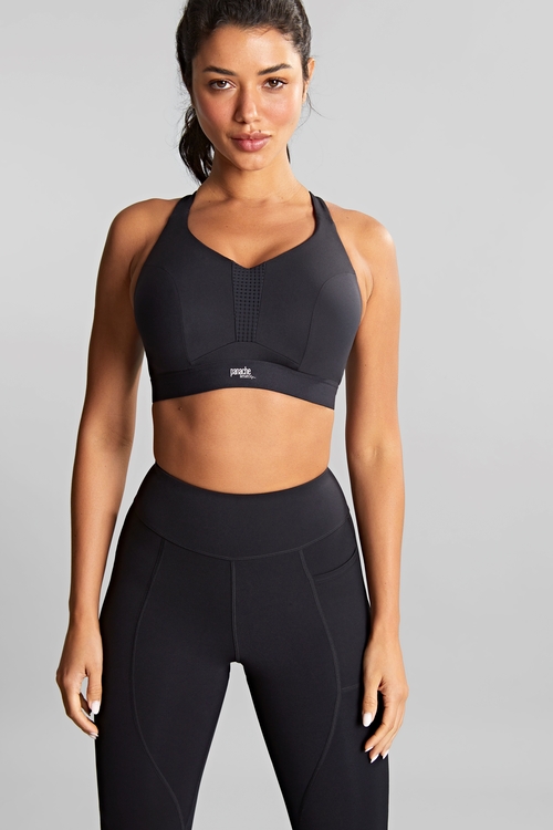 Non-padded Wired Sports Bra Ultra Perform Black 4