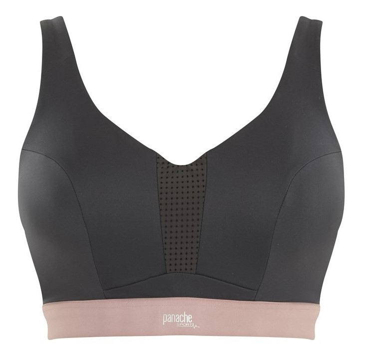Sujetador Deportivo de Copa Suave Con Aros Ultra Perform Charcoal