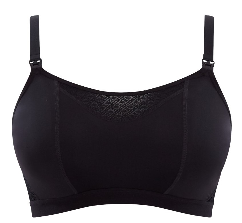 Soutien de Amamentação de Formato Crop Top Katherine Preto