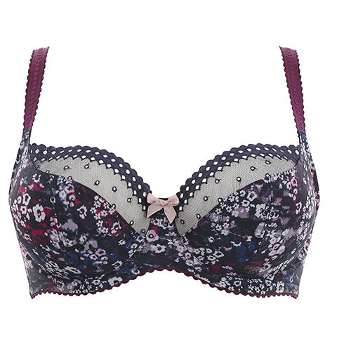 Non-padded Balconnet Bra Minnie Floral Camo 1