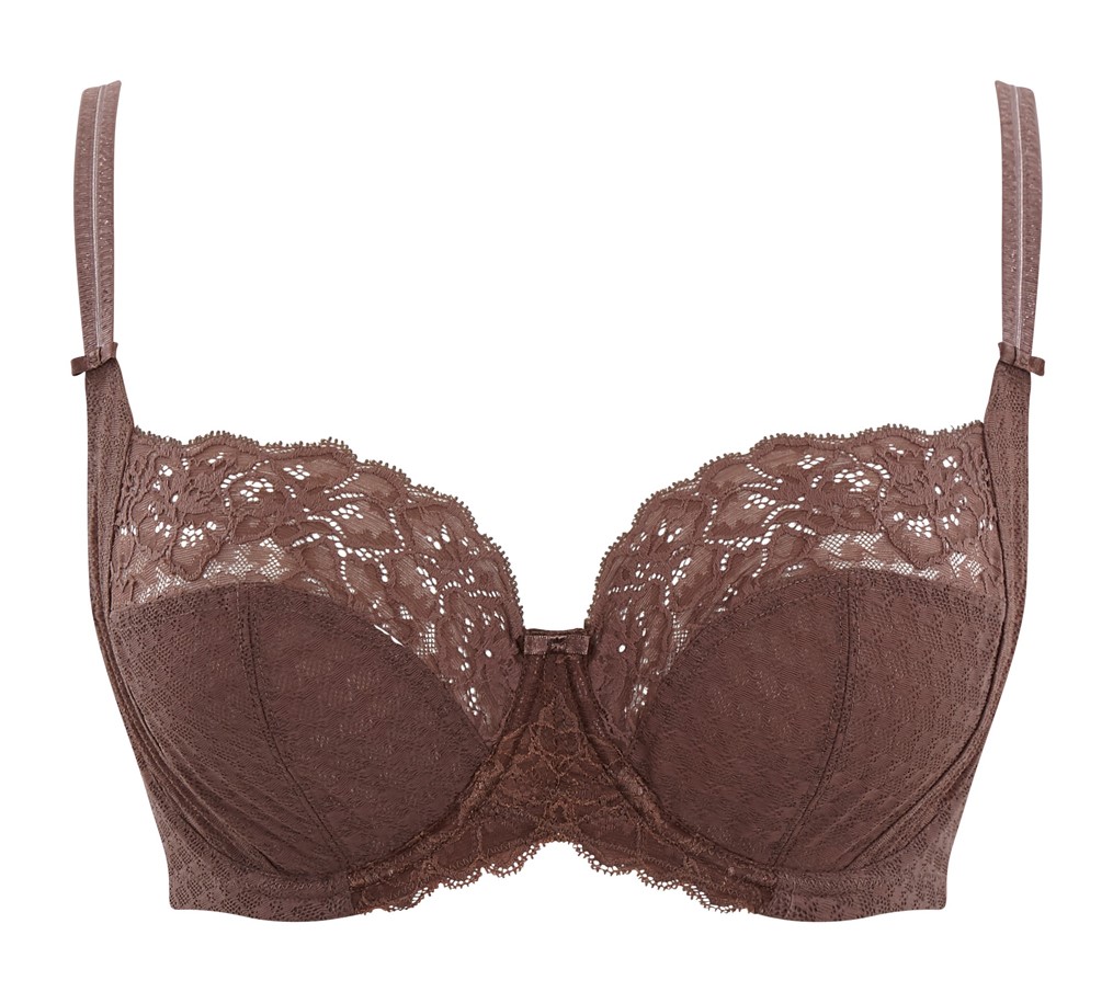 Soutien Balconnet de Copa Mole Rendado Envy Chestnut
