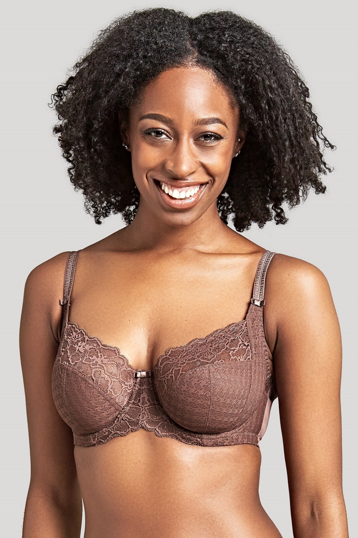 Envy Chestnut Lace Soft Cup Balconnet Bra 1