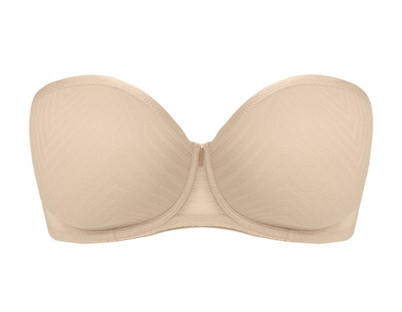 Sweetheart Strapless Bra Tailored Beige
