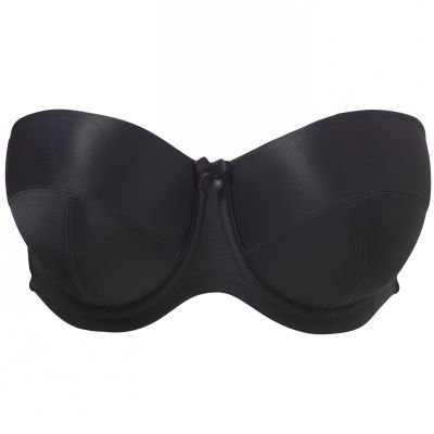 Evie Black Balconnet Strapless Bra