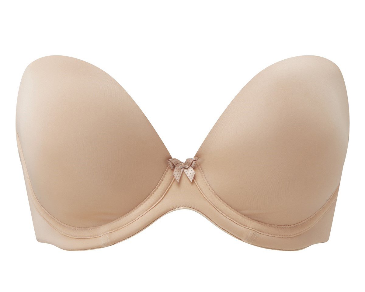 Sujetador Sin Tirantes Escotado Koko Strapless Caramel