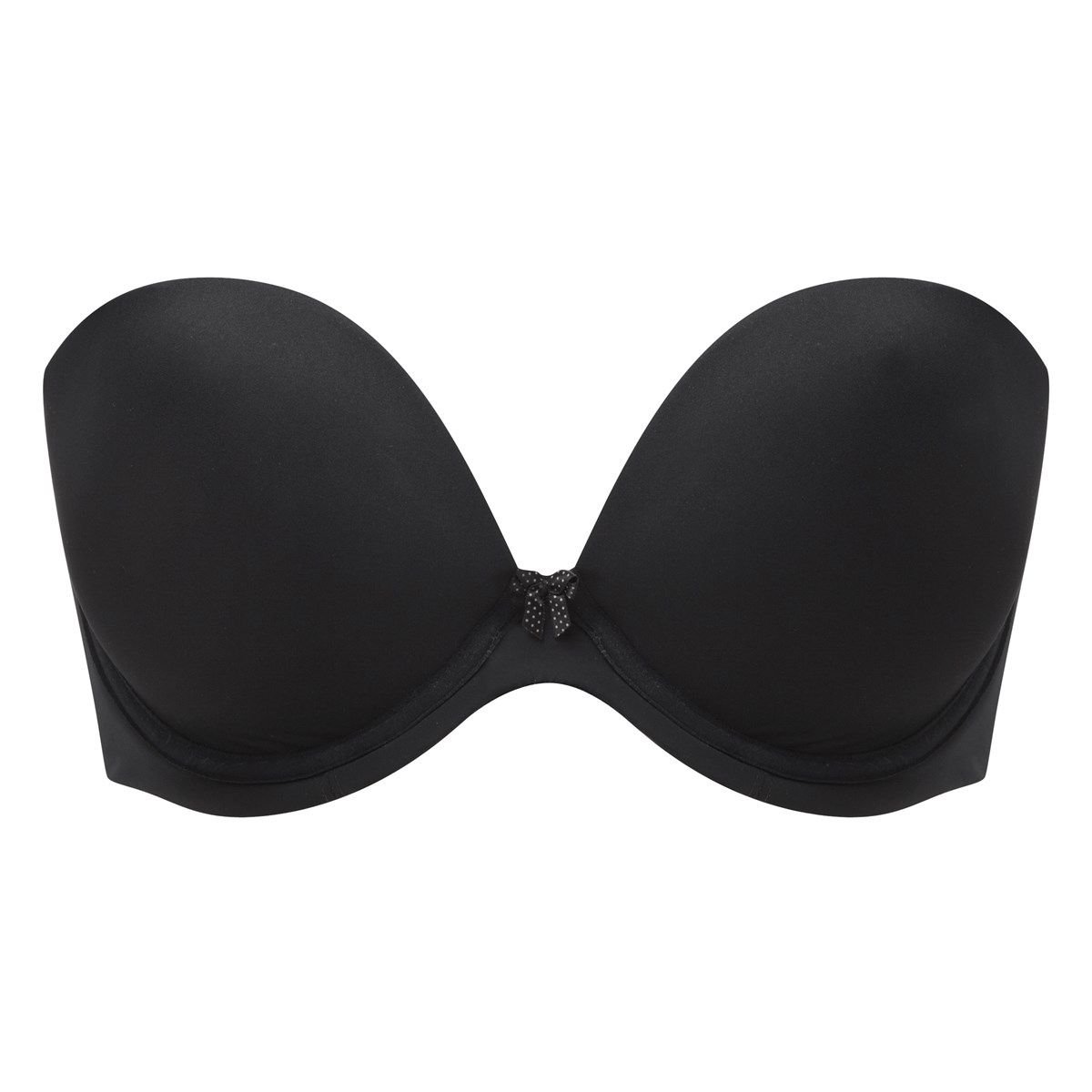 Sujetador Sin Tirantes Escotado Koko Strapless Negro