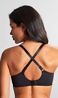 Moulded Cup Plunge Bra T-Shirt 365 Black 4