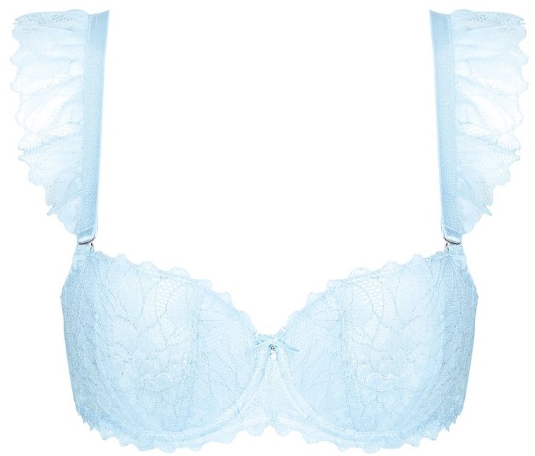 Soutien Balconnet de Copa Moldada Rendado Aura Sky Blue