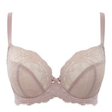 Ana Plunge Vintage Lace Soft Cup Bra