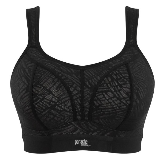 Sujetador Deportivo de Copa Moldeada Sin Aros Black/Latte