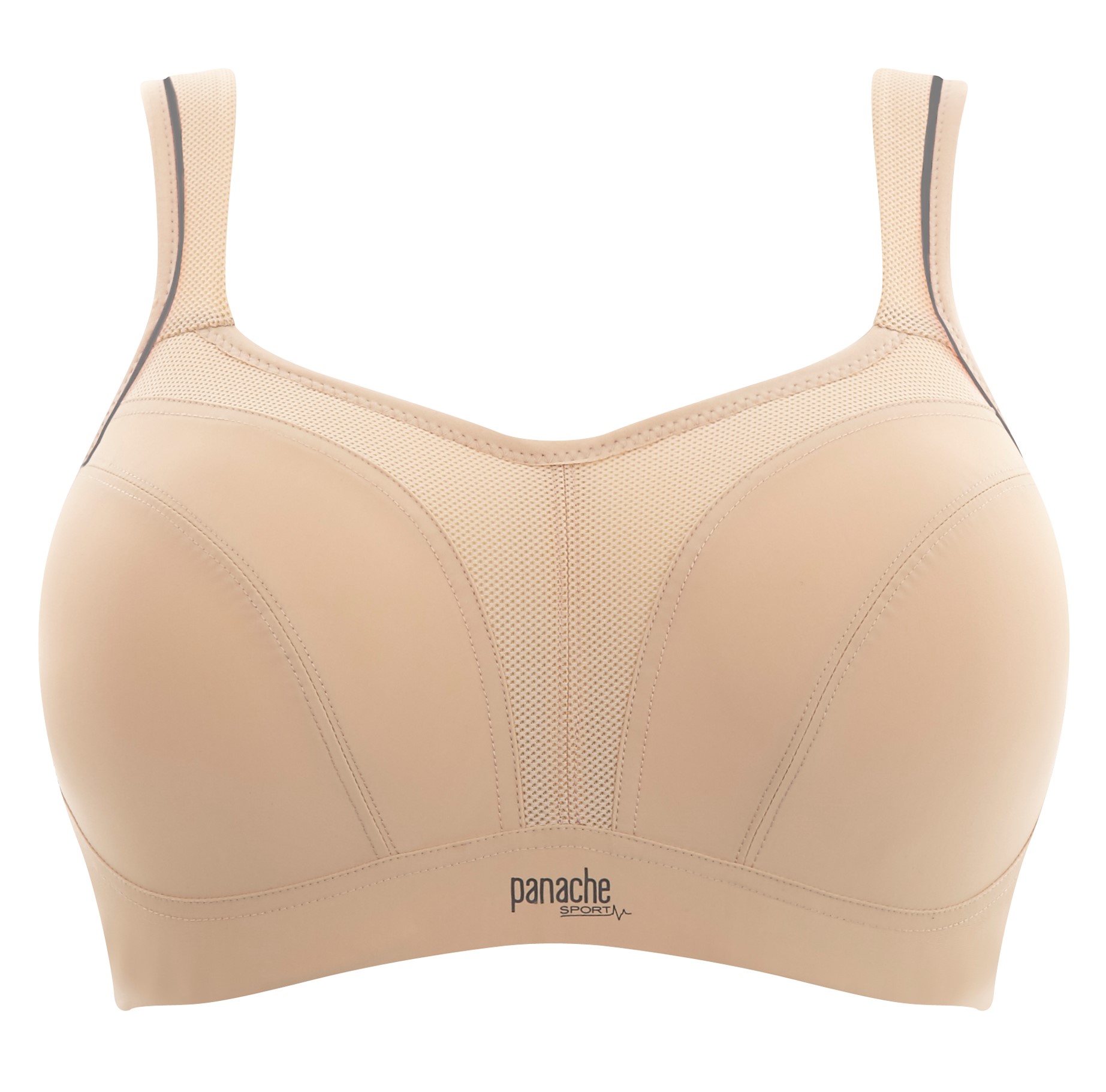 Sujetador Deportivo de Copa Moldeada con Aros Nude