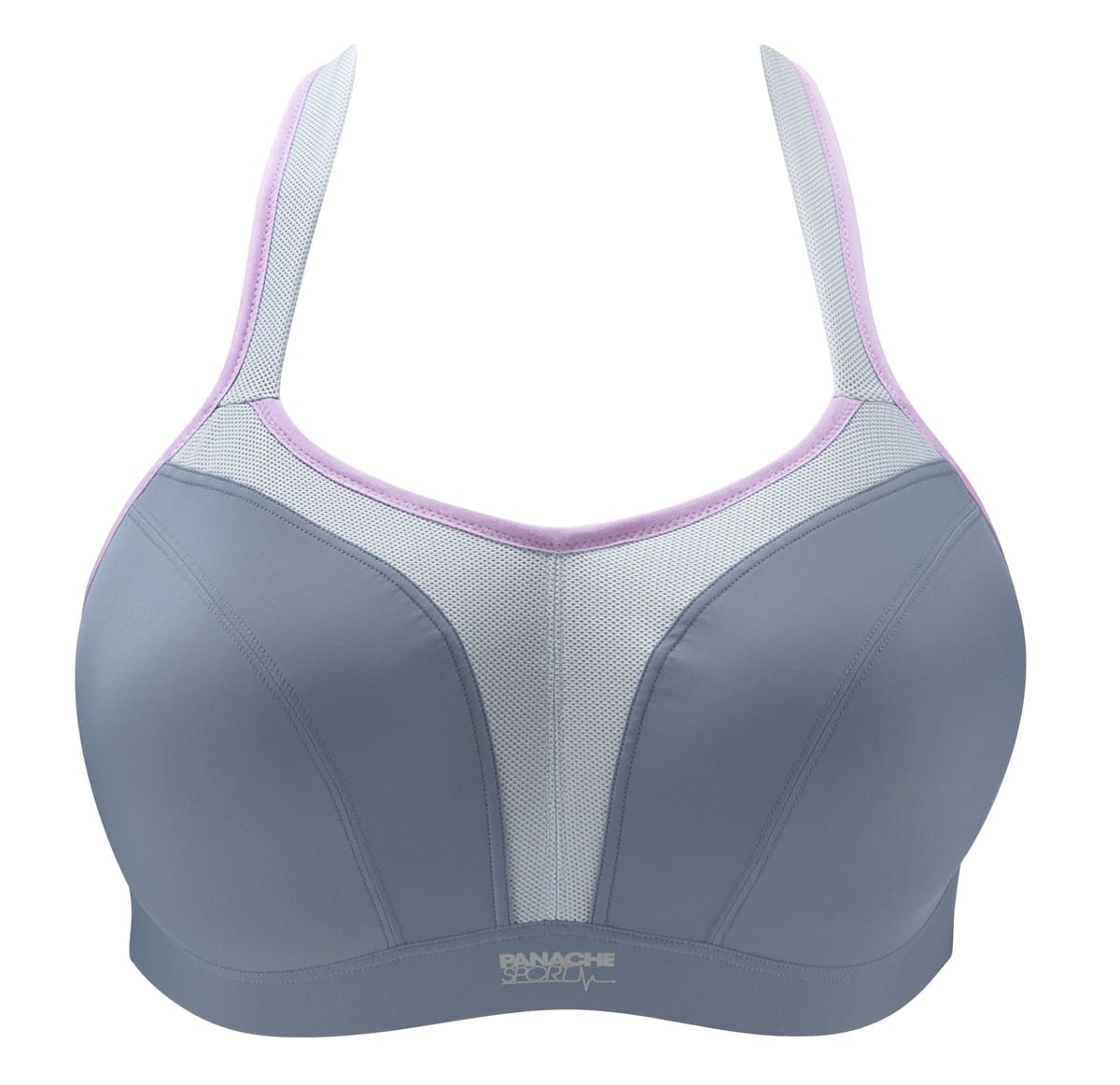 Sujetador Deportivo de Copa Moldeada con Aros Grey