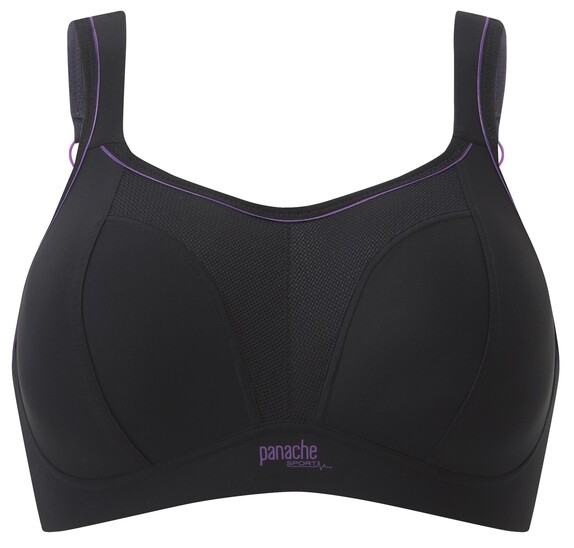 Sujetador Deportivo de Copa Suave Moldeada Sin Aros Sports Non Wired Negro