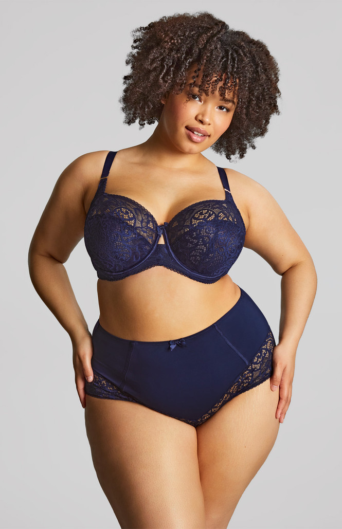 Estel Navy Full Cup Bra 2
