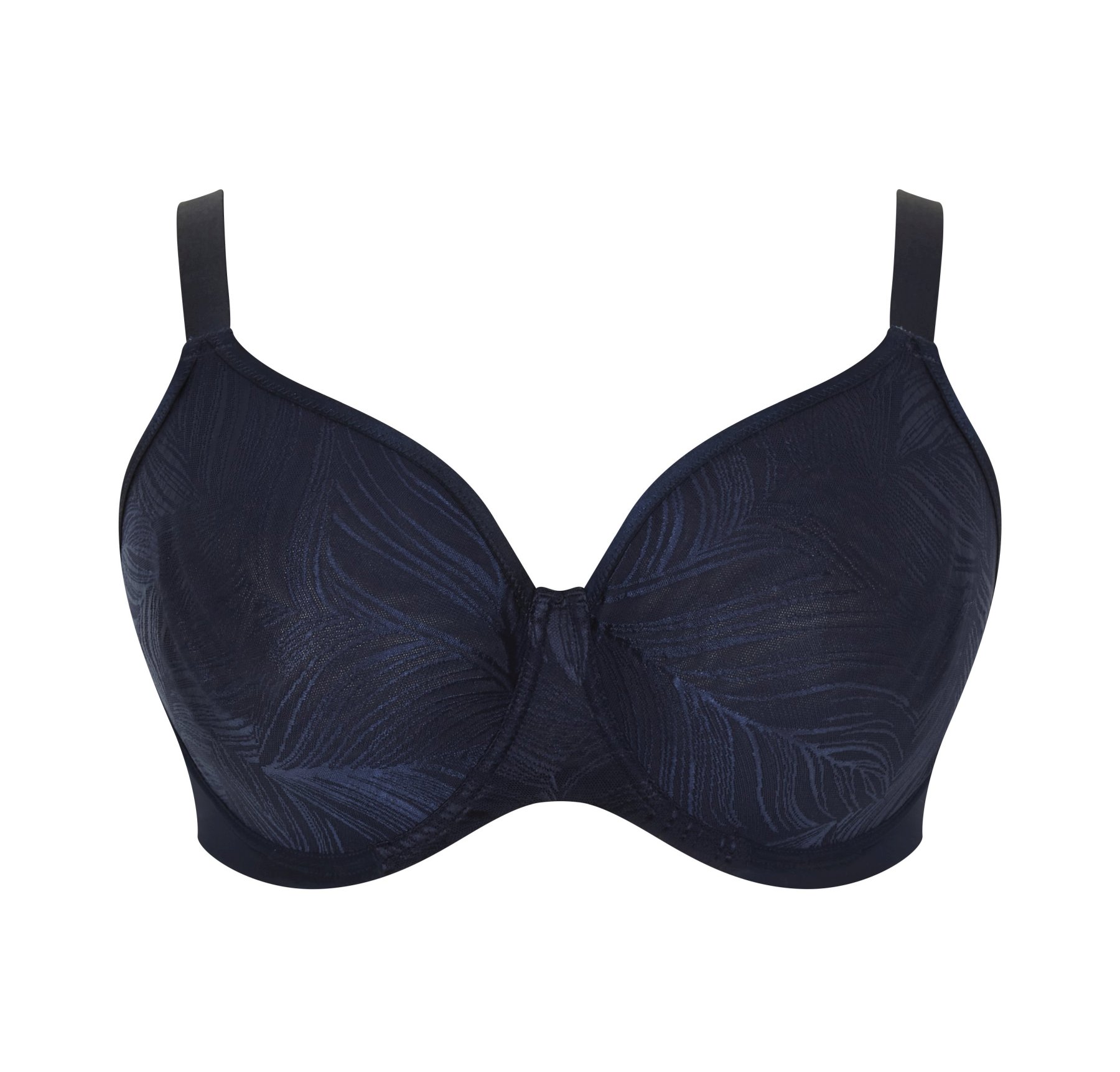 Seamless Non-padded Full Cup Bra French Navy