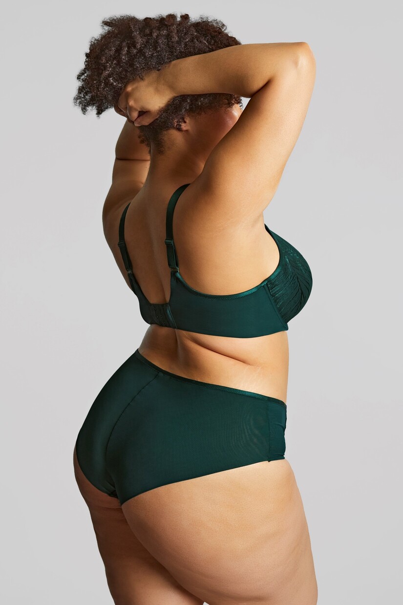Seamless Non-padded Full Cup Bra Illuminate Dark Green 3