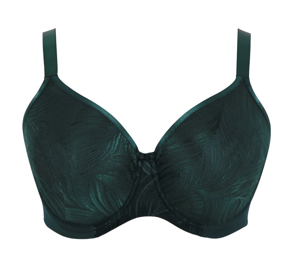 Seamless Non-padded Full Cup Bra Illuminate Dark Green