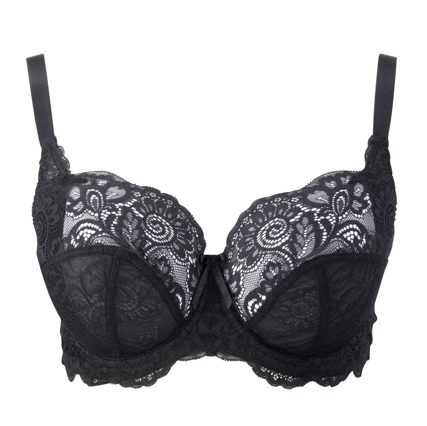 Andorra Black Lace Full Cup Bra