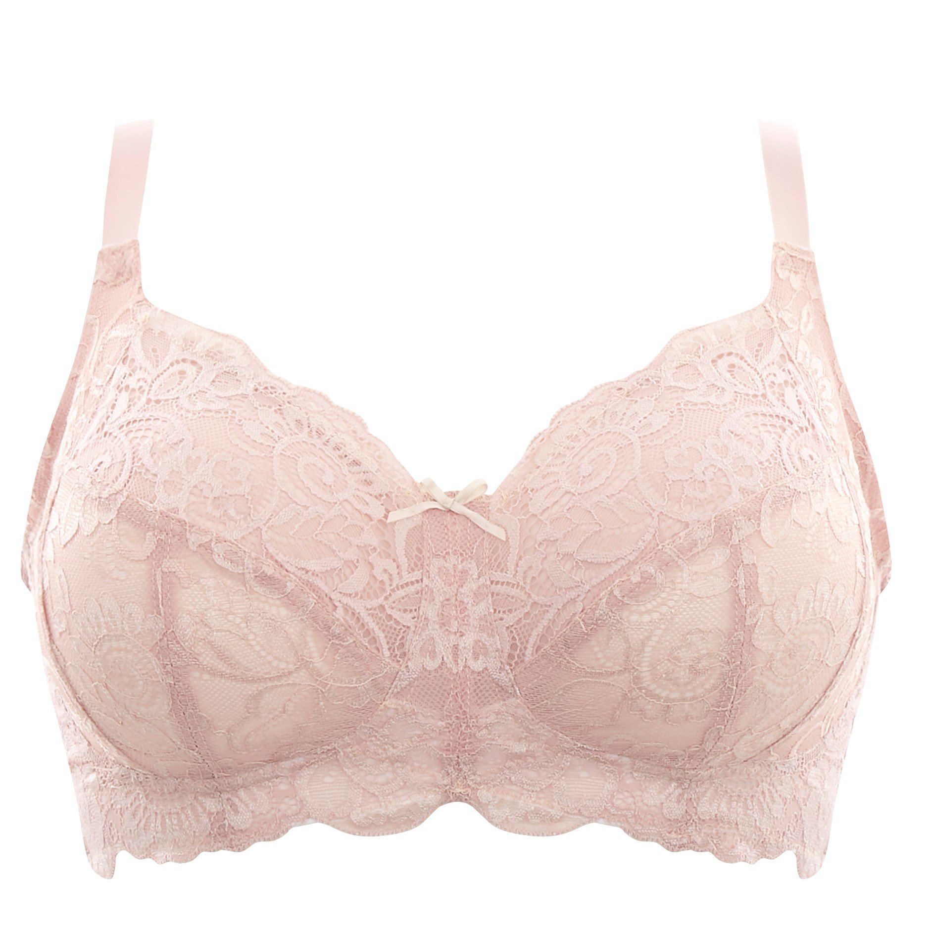 Andorra Non-Wired Blush Lace Soft Cup