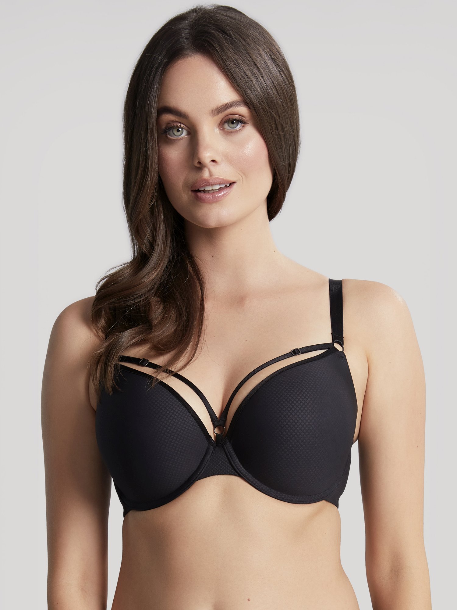 Plunge Bra with Decollete Porcelain Elan Luxe 1