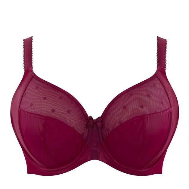 Candi Deep Red Soft Full Cup Triangle Bra