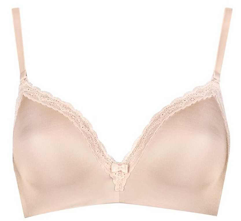 Sujetador Escotado de Copa Moldeada Sin Aros Soft Molded Wireless Nude