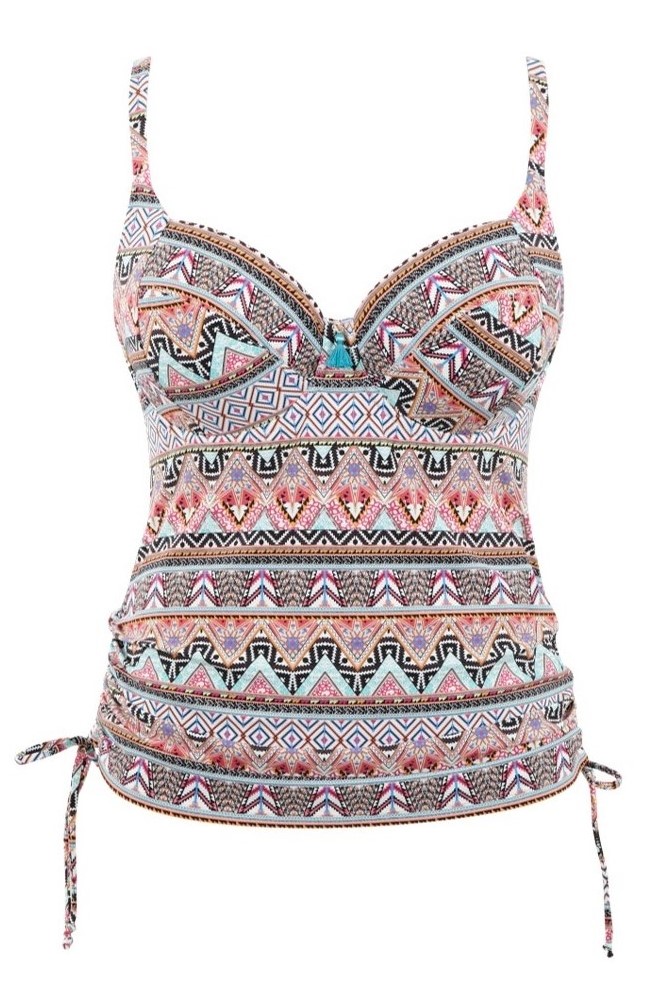 Tankini Balconnet de Copa Mole com Comprimento Regulável Eclectic Boho