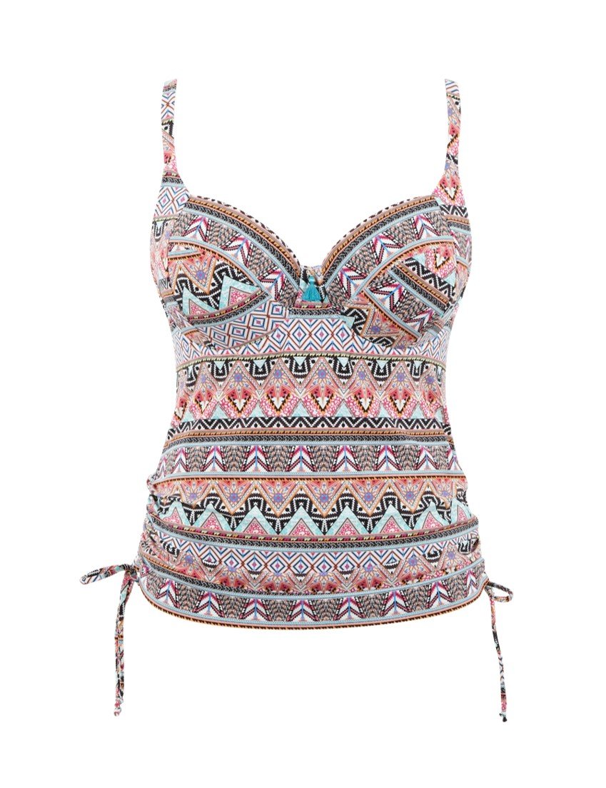 Tankini Balconnet de Copa Mole com Comprimento Regulável Eclectic Boho