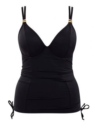 Underwired Balconnet Tankini with Soft Cup Anya Riva Black